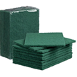 Heavy Duty Regular Scouring Pad Green, 150mm x 200mm x 8mm, 10 Pads Pack